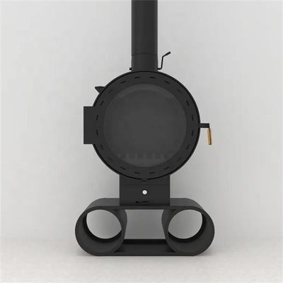 Modern Wall Mounted Wood Burning Stove Suspended Fireplace For Living Room Wheel fireplace