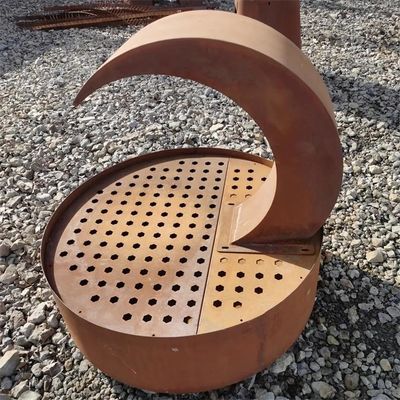 Landscaping Rusty Metal Water Furniture Corten Steel Water Feature