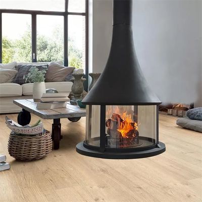 900mm Indoor Decorative Fireplace Hanging Central Heating Wood Burning Stove