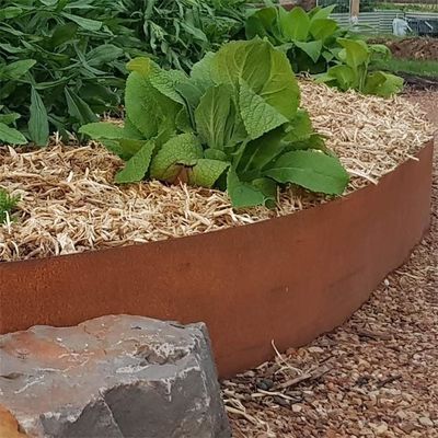 Customize Laser Cut Flexible Corten Steel Garden Edging For Landscaping
